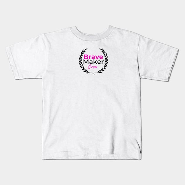 Crew Laurels Kids T-Shirt by BraveMaker